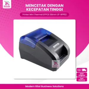 Printer Mini Thermal EPPOS 58mm EP-RPP02 - USB BLUETOOTH [S-SL]
